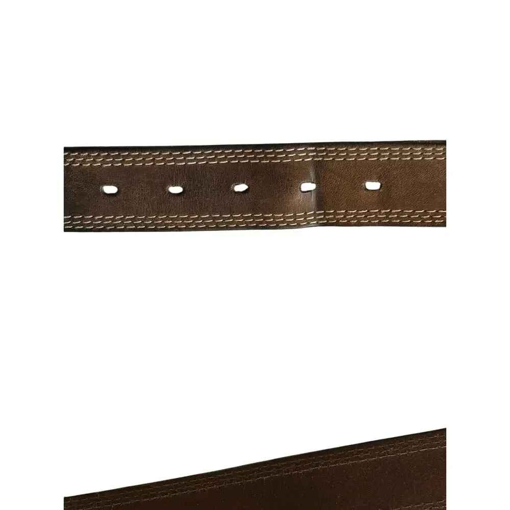 Cathartt Men’s brown leather belt durable workwear